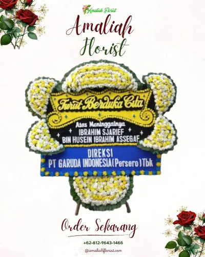 Papan Bunga Duka di Sako Baru